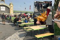 Grilované hovězí provonělo Holešovice: Na výstavišti začal největší festival burgerů v Evropě