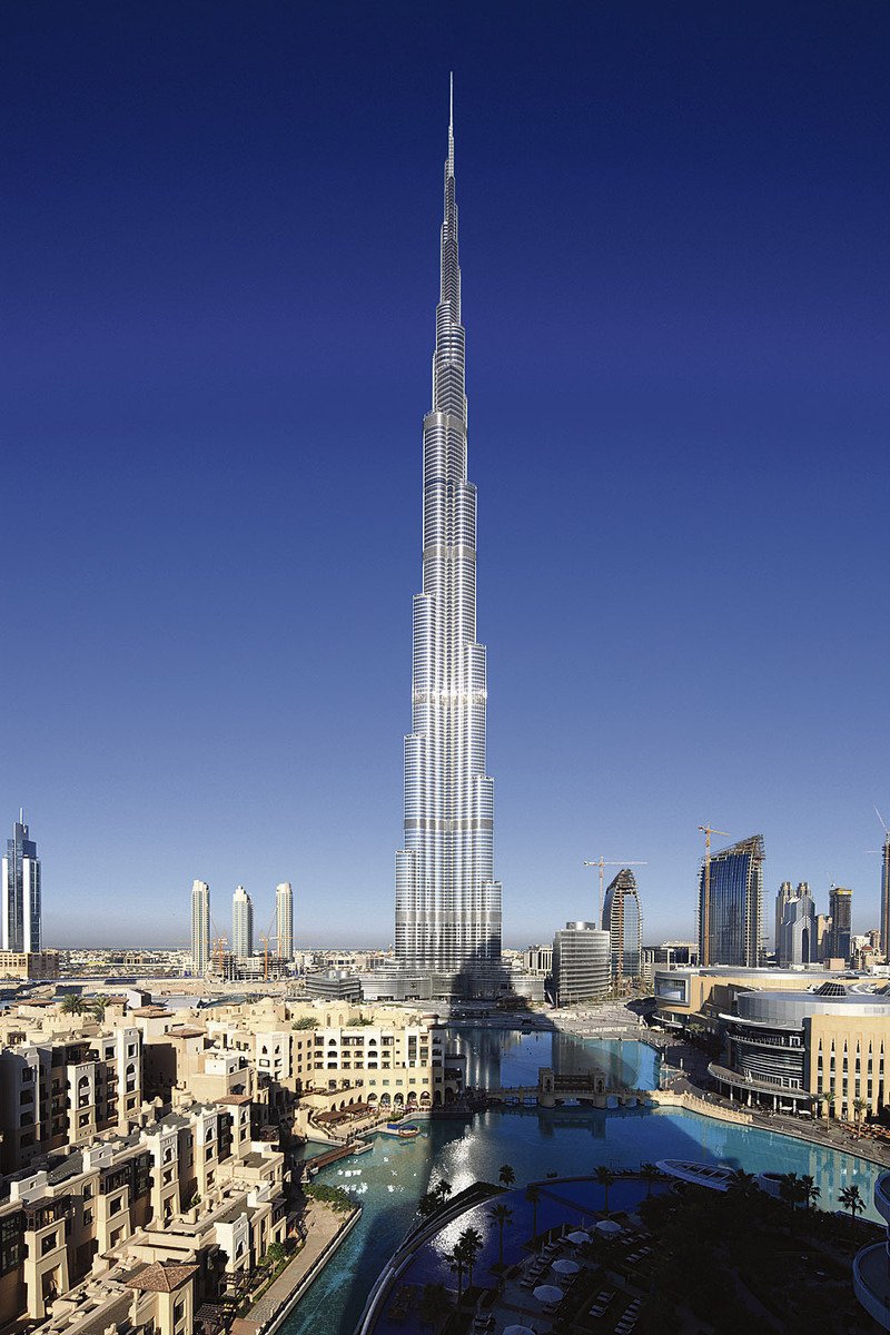 Burj Khalifa - Spojené arabské emiráty - 828 m