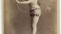 Burleskní tanečnice z konce  19. století