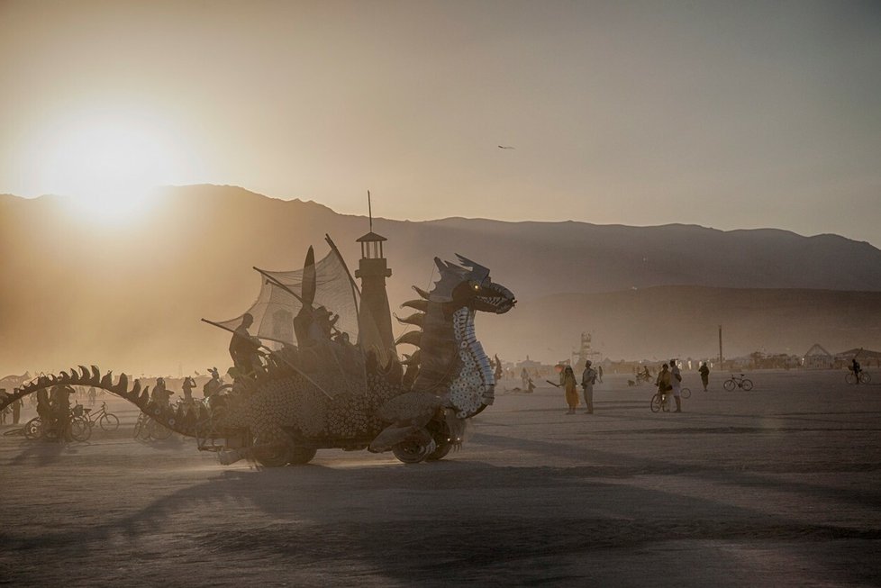 Festival Burning Man v Nevadské poušti