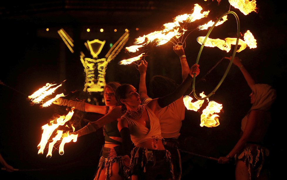 Netradiční festival se koná v nevadské poušti.