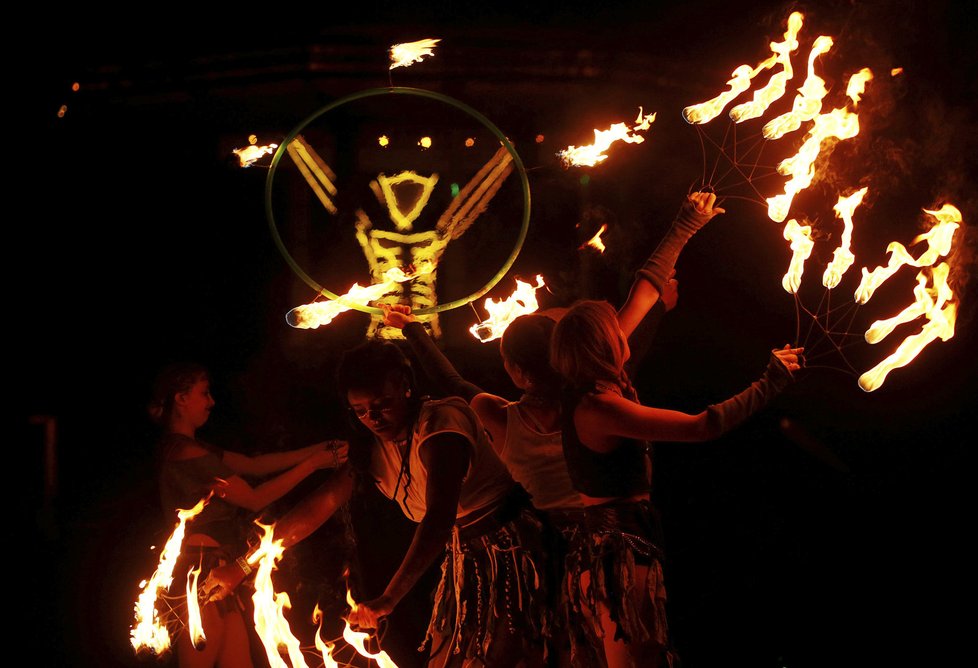 Netradiční festival se koná v nevadské poušti.