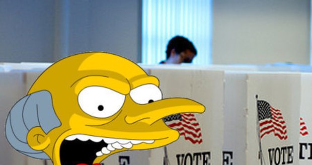 Voliči v New Yorku by chtěli jako starostu lakotného slizouna pana Burnse
