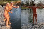 Bursíková se ukázala úplně nahá ve Stromovce: V mraze se vrhla do jezírka pro kachny