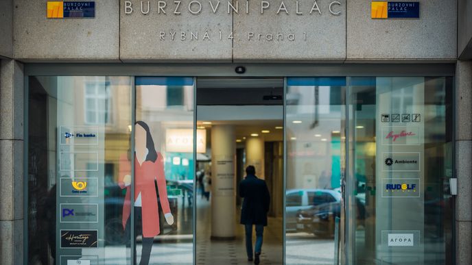 Burzovní palác, sídlo pražské burzy, na které v těchto dnech probíhá sekundární nabídka akcií e-commerce společnosti Pilulka.