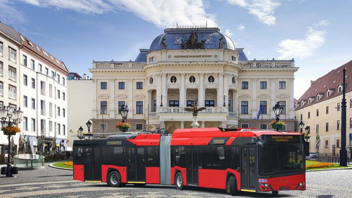 Škoda Transportation dodá do Bratislavy trolejbusy za víc než 700 milionů