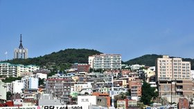 Město Busan v Jižní Koreji