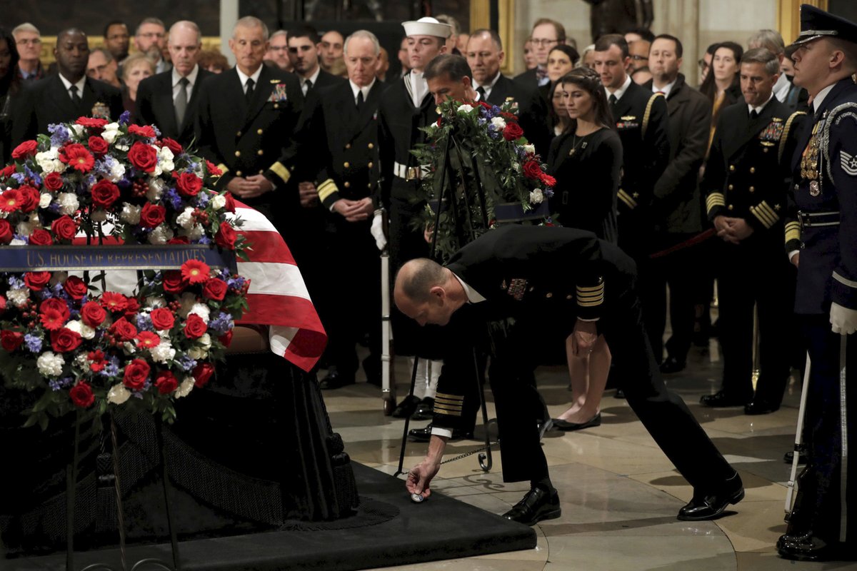 Posledního rozloučení s oblíbeným prezidentem USA se ve Washingtonu zúčastnila i řada světových státníků.