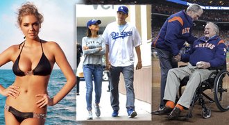 Baseballová přehlídka celebrit: Hollywood vs. nevěrná prsatice i prezidenti