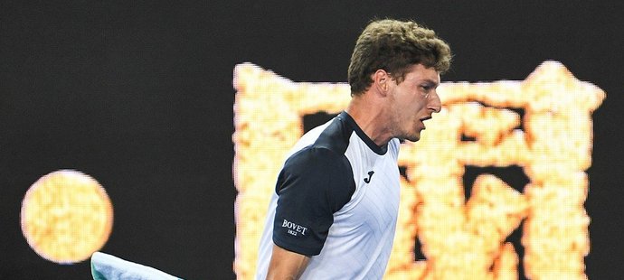 Španělský tenista Pablo Carreño Busta v Melbourne neukočíroval svoji nervovou soustavu