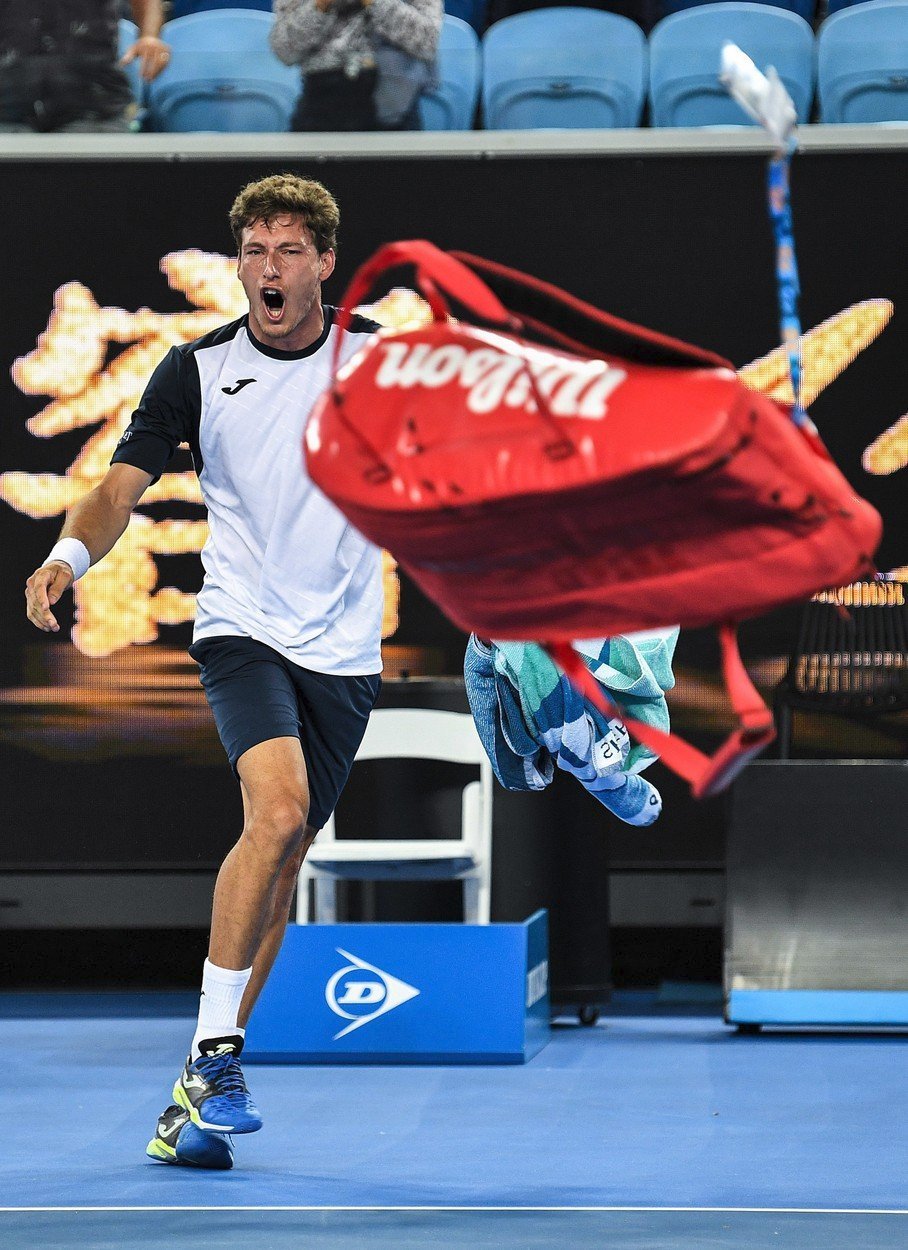 Španělský tenista Pablo Carreño Busta v Melbourne neukočíroval svoji nervovou soustavu