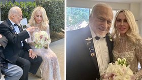 Buzz Aldrin a Anka Faurová se vzali v Los Angeles