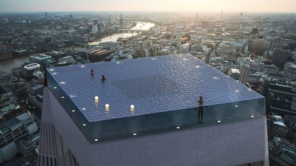 V Londýně vznikne unikátní bazén s výhledem 360 stupňů