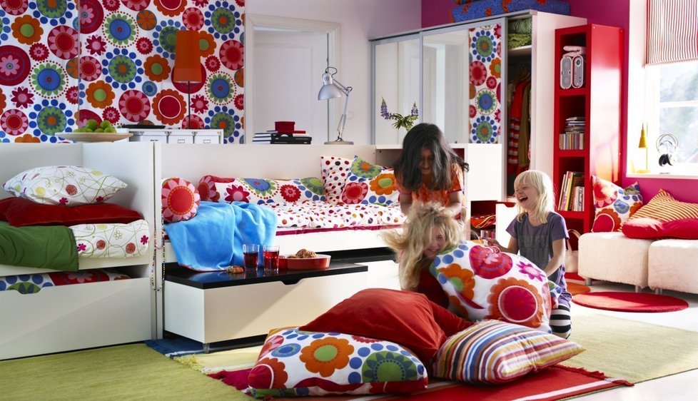Děti si v barevném království užijí spousty legrace, IKEA