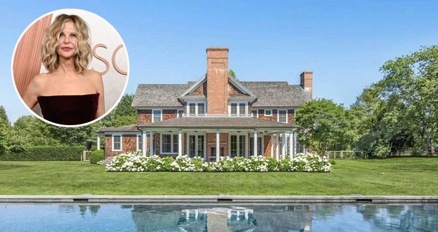 Meg Ryan prodává svůj dům v Hamptons: Luxus za 322 milionů ukrývá nečekaný detail.