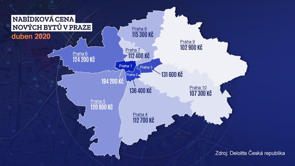 Ceny bytů rostou v Praze i mimo Prahu.