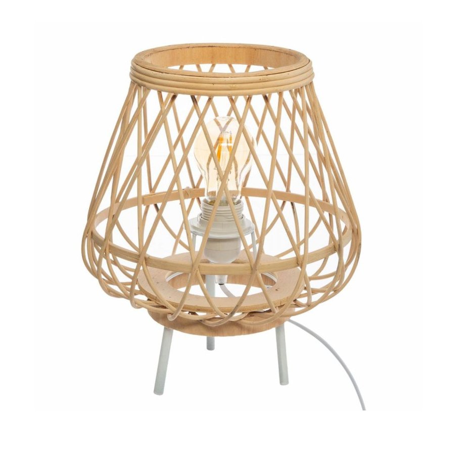 Stolní lampa s bambusovým stínidlem, 31 cm, 759 Kč, emako.cz