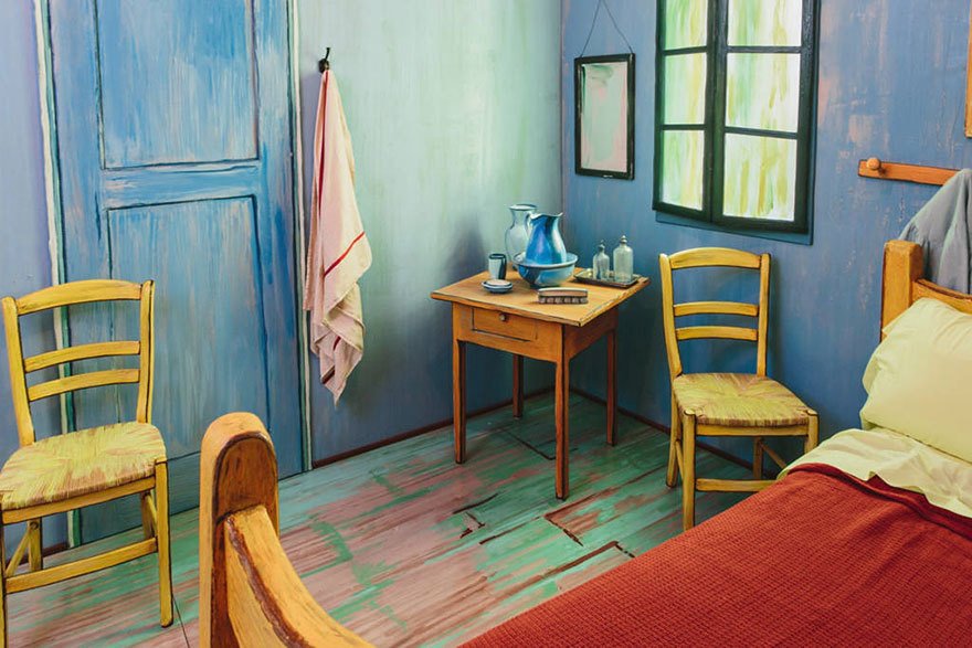 Dopřejte si usívání v ložnici malíře Vincenta Van Gogha