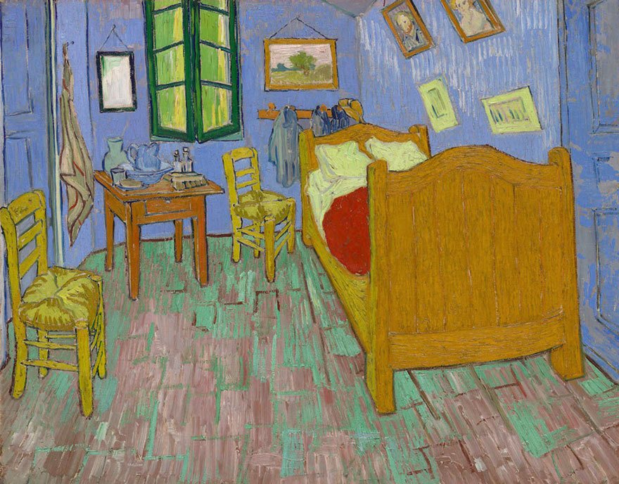 Dopřejte si usívání v ložnici malíře Vincenta Van Gogha