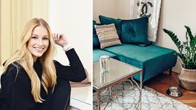 Modelka Karolína Mališová má ráda moderní bydlení ve stylu glamour