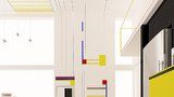 To musíte vidět! Domov jako abstraktní malba od Pieta Mondriana