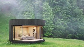 Kruhový dům nabízí moderní design ve spojení s přírodou