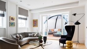 Londýnský apartmán se změnil v designové útočiště na důchod