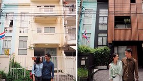 Mladý pár za 8 měsíců vytvořil z omšelé stavby moderní bydlení pro rodinu