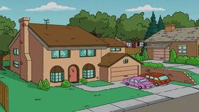 Původní verze domku Simpsonových