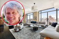 Jon Bon Jovi prodal luxusní byt na Manhattanu. Nádherné výhledy, mramor i vlastní výtah