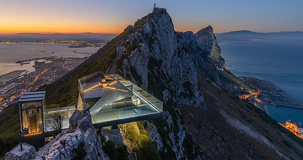 Na Gibraltaru vznikla jedna z nejpůsobivějších vyhlídek.