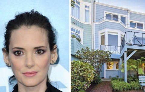 Tři ložnice a čtyři koupelny. Winona Ryder prodává svůj velkorysý domov