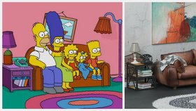 Jak by se mohl změnit obývací pokoj Simpsonových?