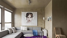 Loft, ve kterém se klasická elegance snoubí s moderním designem