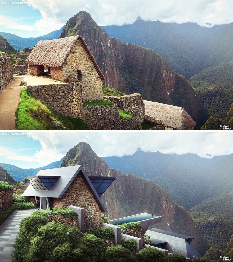 Redesign inckých kamenných obydlí