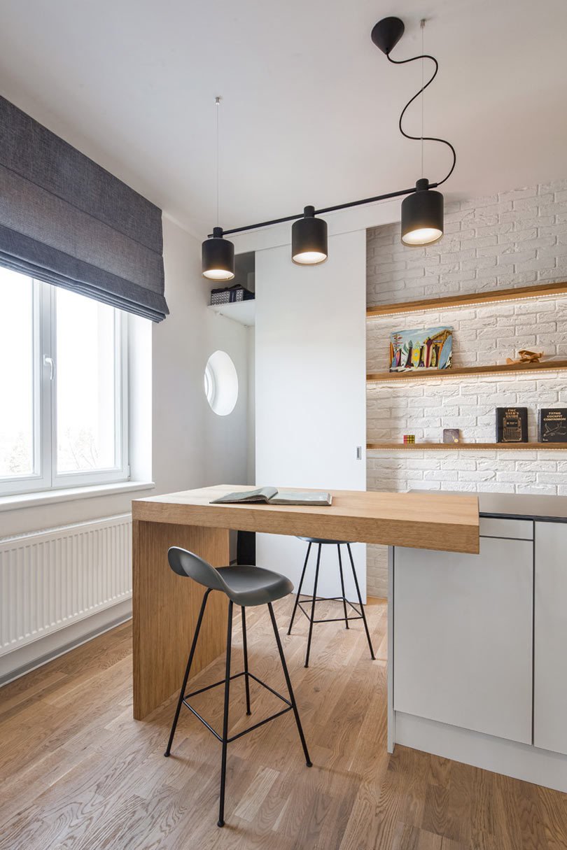 Pražský byt  pro mladého  muže splňuje vše, co zaneprázdněný majitel potřebuje