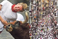 Ve Španělsku se zase utíká před býky: To bylo o fous