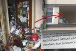Nájemník (59) v Brně zaskládal byt odpadky. Navíc napsal vzkaz, že se mezi nimi ukrývá nálož.