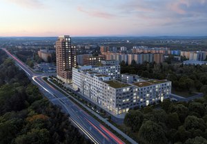 U Západní brány v Brně vyroste nová čtvrť  se 409 byty a k tomu dalších 92 ubytovacích jednotek pro studenty.