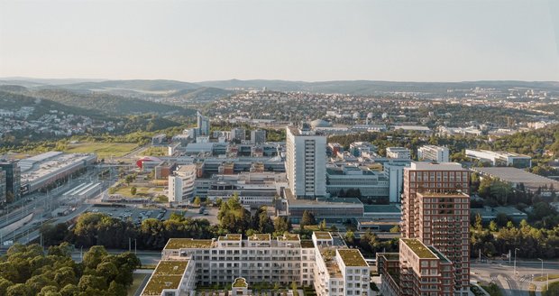 U Západní brány v Brně vyroste nová čtvrť  se 409 byty a k tomu dalších 92 ubytovacích jednotek pro studenty.