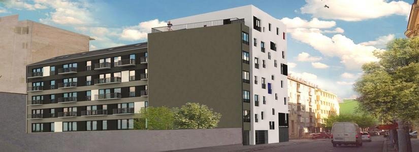 Nejlevnější nový byt v Brně. 1+kk, 31 m², Francouzská, Zábrdovice. Stojí 1 790 000 korun.