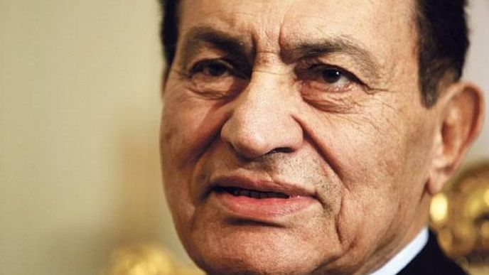 bývalý egyptský prezident Husní Mubarak