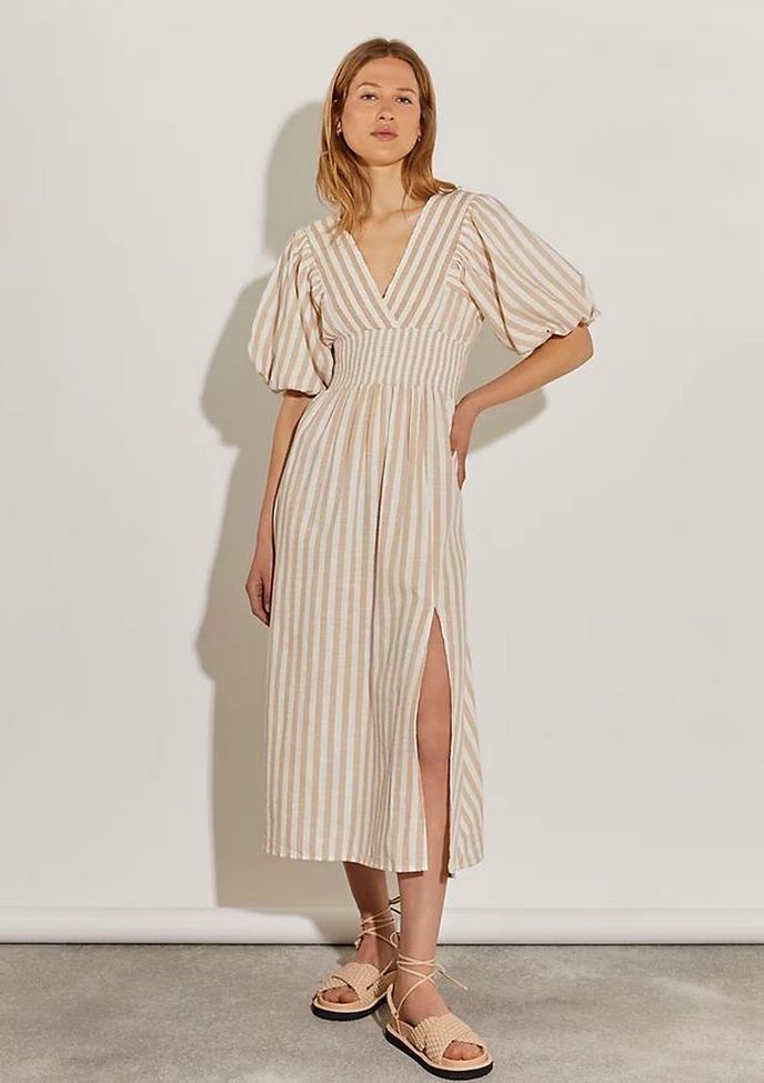 Pruhované maxi šaty, River Island, 55 GBP