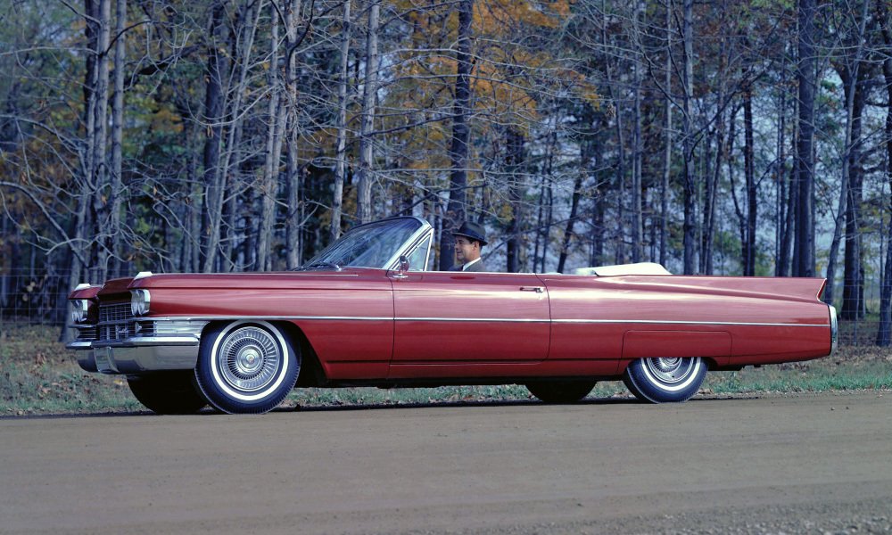 Dvoudveřový kabriolet Cadillac 62, ročník 1963.