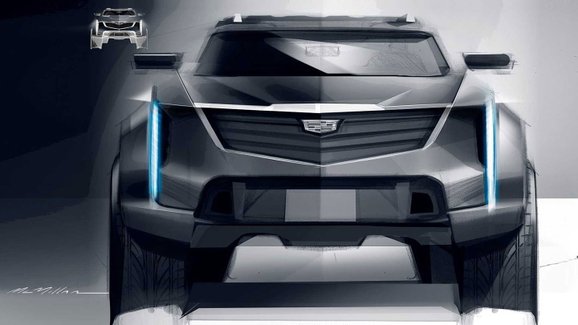 Cadillac se pochlubil skicou odvážného SUV. Koukáme na jeho nový elektromobil?