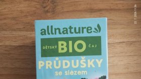 Vadná šarže dětského BIO čaje