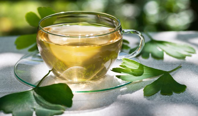 Čaj z listů ginkgo biloby podporuje činnost mozku