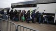 Evakuace uprchlického tábora v Calais