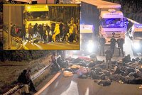 Uprchlíci v Calais rozpoutali další boje: Zablokovali český kamion a zaútočili na policistu!