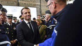 Francouzský prezident Emmanuel Macron v Calais promluvil o migraci.